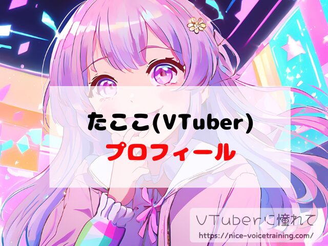 たここ VTuber 中の人 顔バレ 前世 年齢 プロフィール